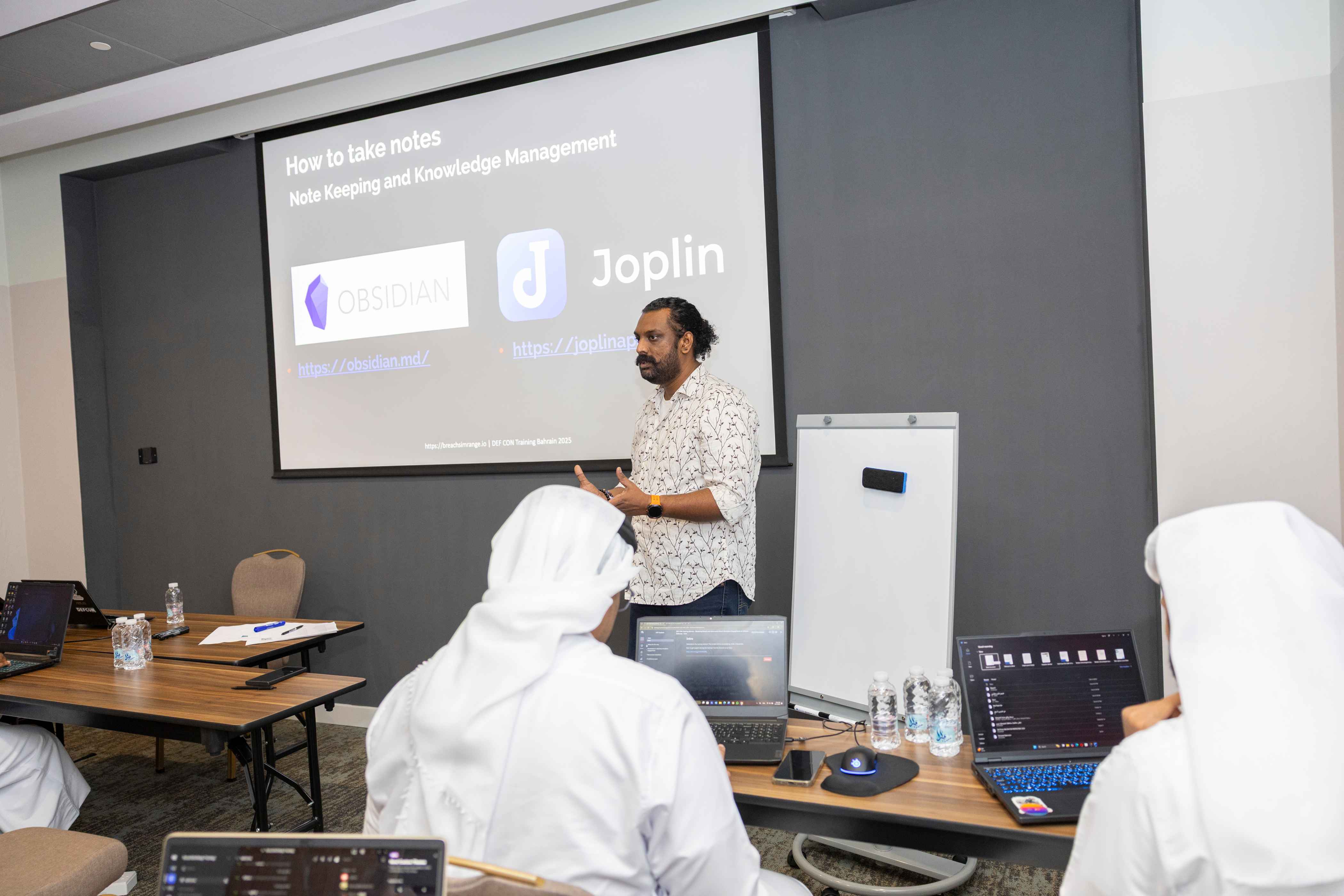 Participants at DEF CON Training Bahrain 2025