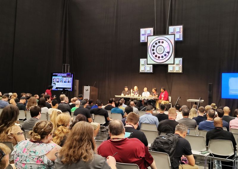 Adversary Village panel at DEF CON 32