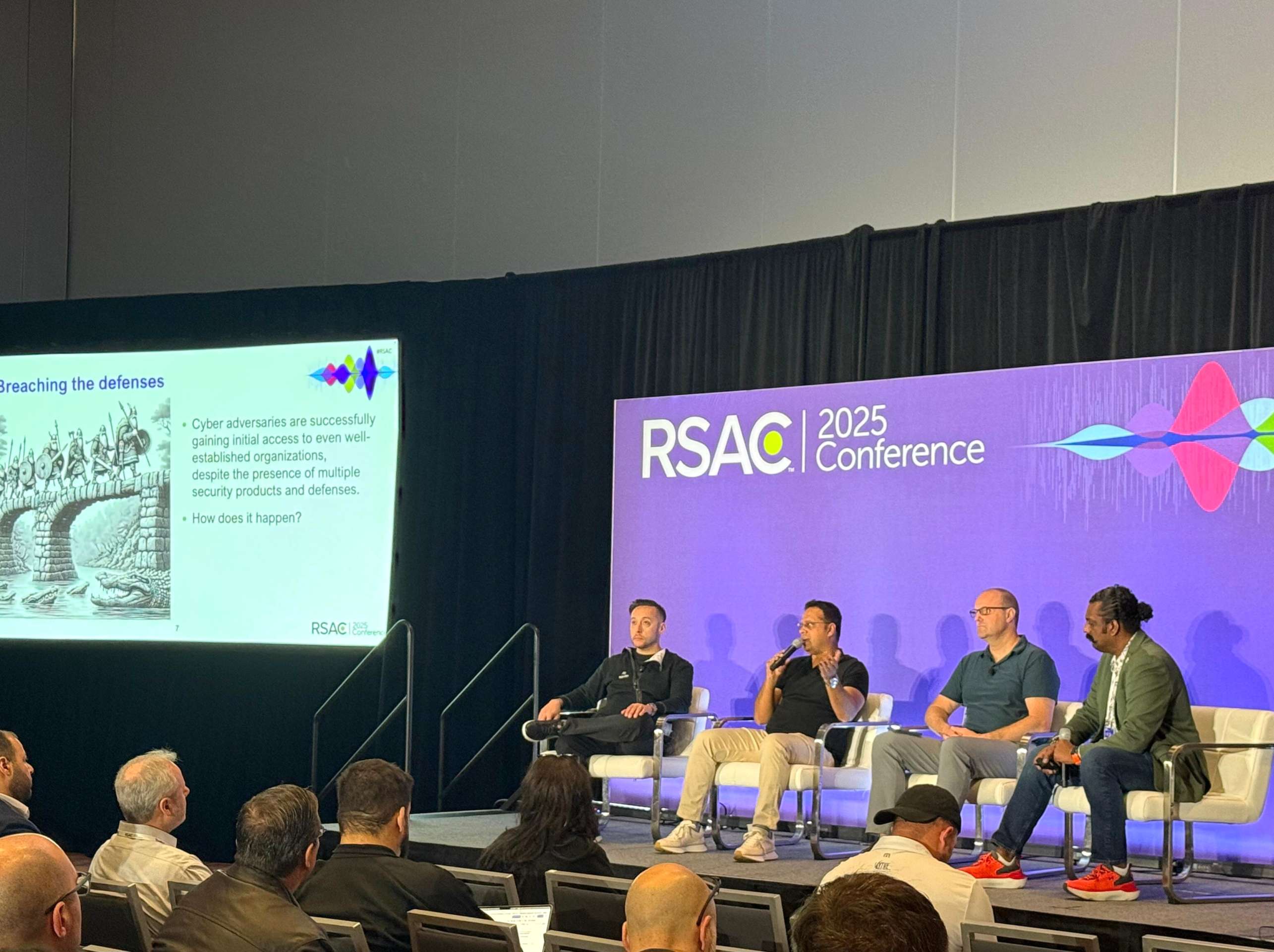 Building Cyber Defenses panel at RSA Conference 2025