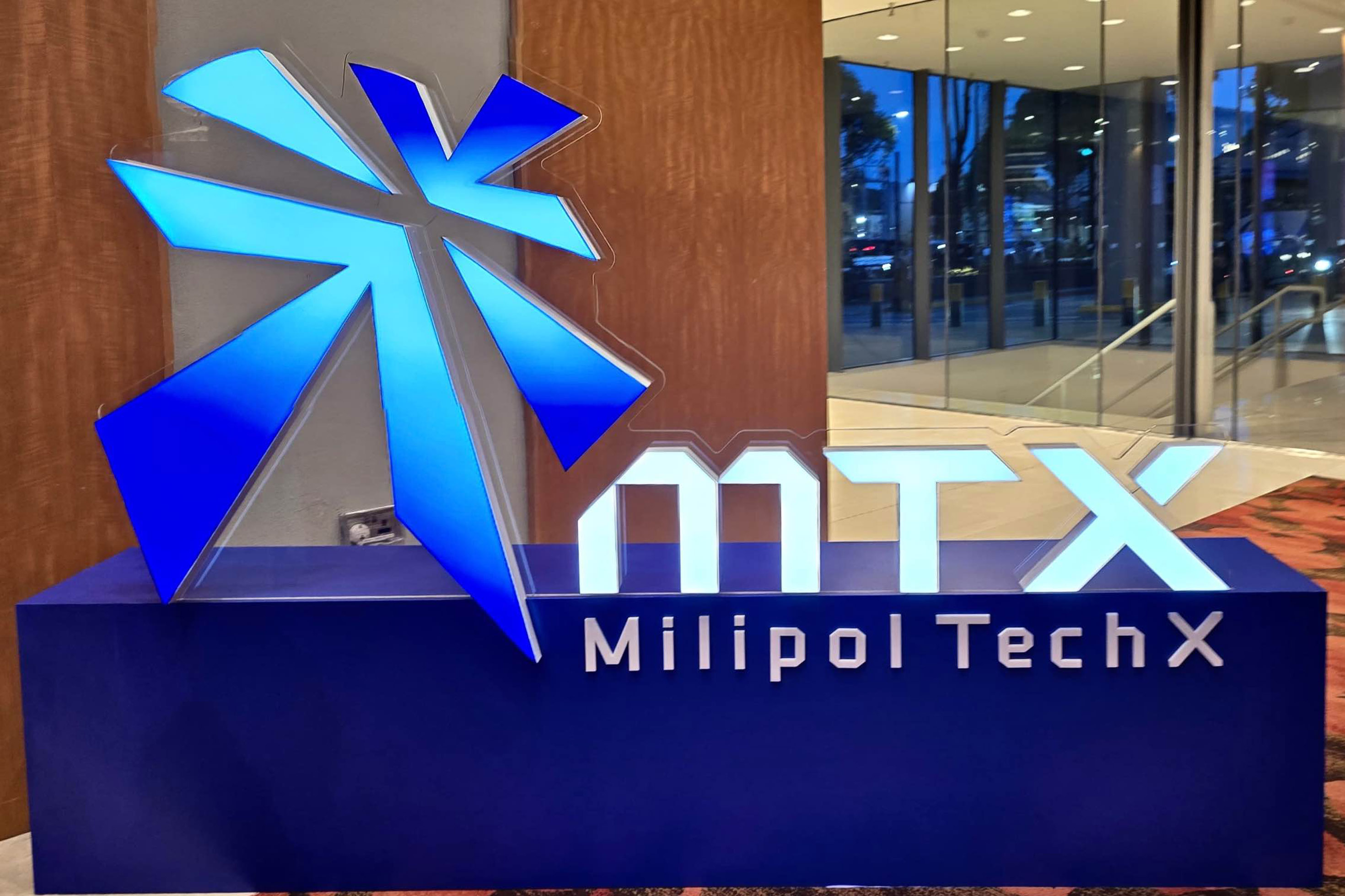 Abhijith B R lightning talk at Milipol TechX 2026