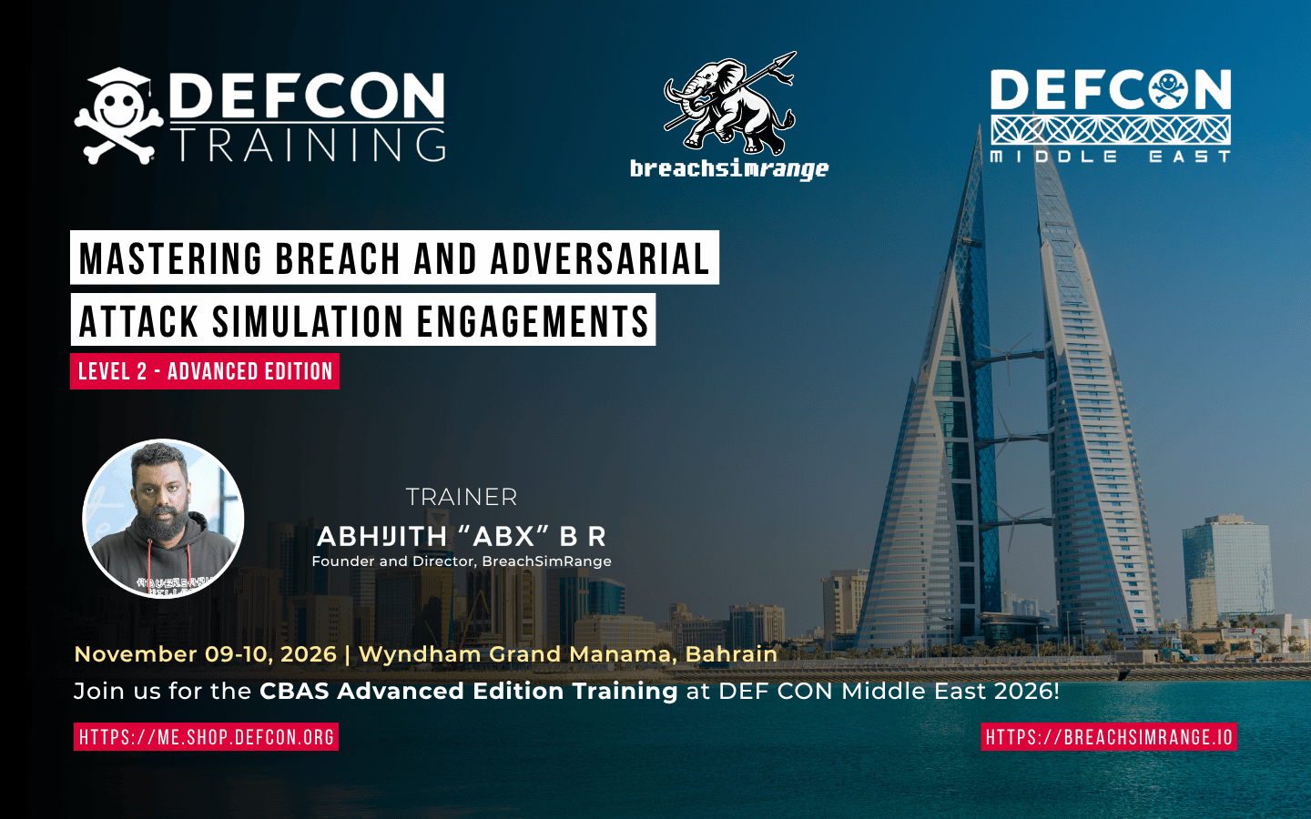 Mastering Breach and Adversarial Attack Simulation Engagements - Level 2 Advanced Edition, DEF CON Training Middle East 2026